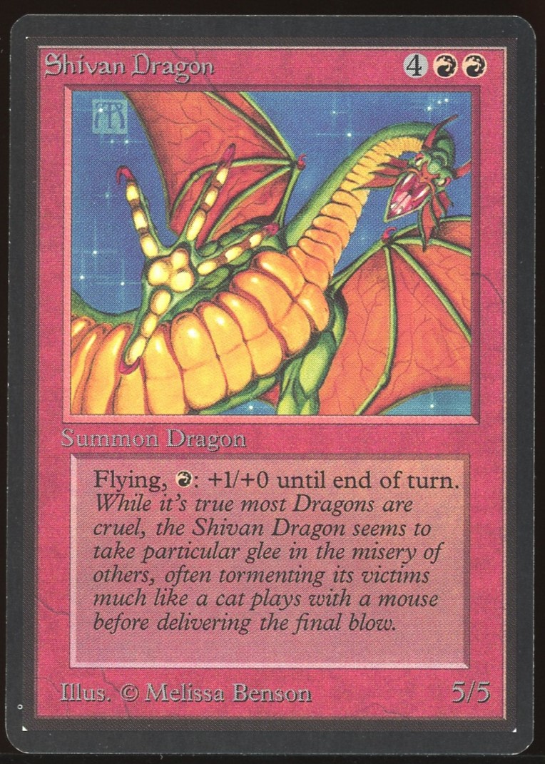 Shivan Dragon - NM  _12441