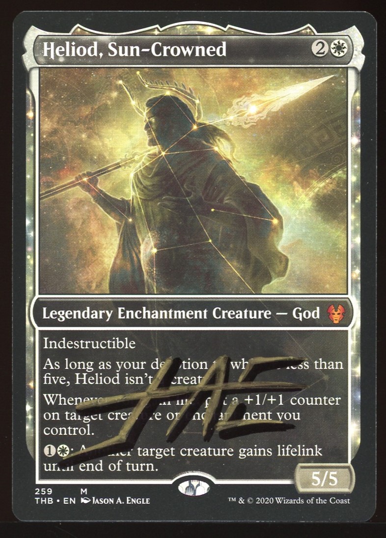Heliod, Sun-Crowned - NM Signed _A3197