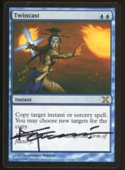 Signed Artist Proof Card Twincast _A0033