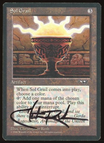 Sol Grail - HP Signed _A3241