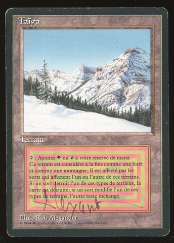 Taiga - HP French Signed _12884