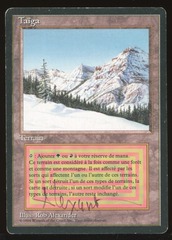 Taiga - HP French Signed _12884