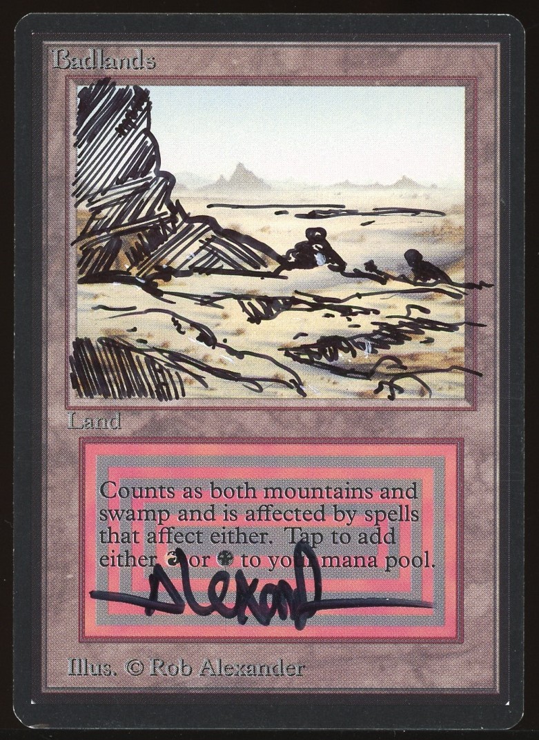 Badlands - LP *Signed and Altered _9829