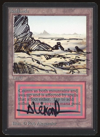 Badlands - LP *Signed and Altered _9829