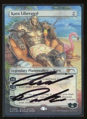 Karn Liberated - NM Foil *Signed Secret Lair Sleeve _13462