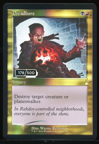 Dreadbore 178 Serial Numbered - NM Foil _A3416