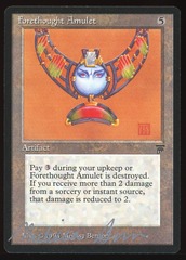 Forethought Amulet - NM Signed _A3195