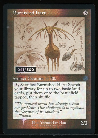 Burnished Hart 041 Serial Numbered - LP Foil _13691