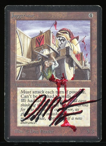 Juggernaut - HP Signed and Altered _13753