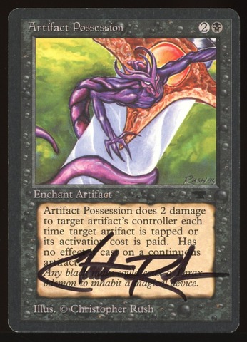Artifact Possession - NM Signed _A3165