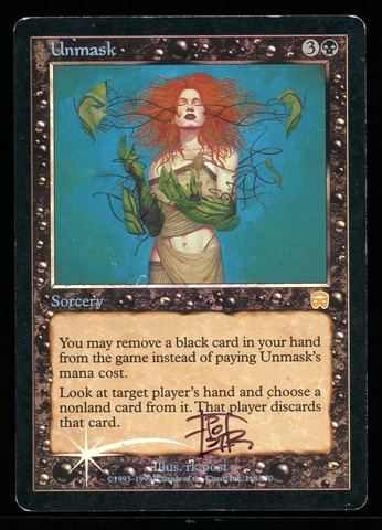 Unmask - HP Foil Signed _A3574