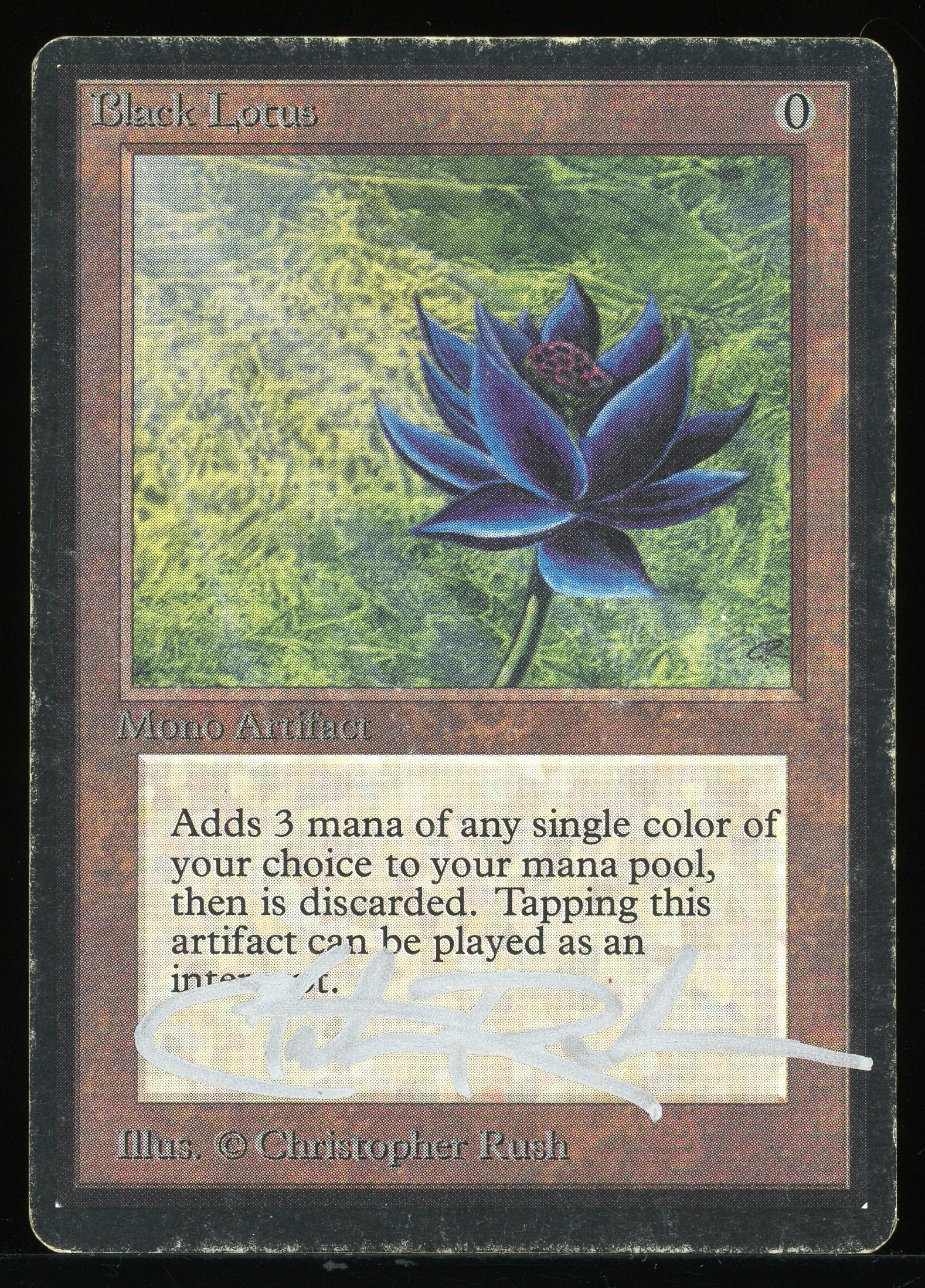 Black Lotus - HP Signed _13734