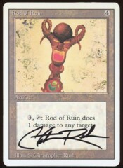 Signed Rod of Ruin _A1523