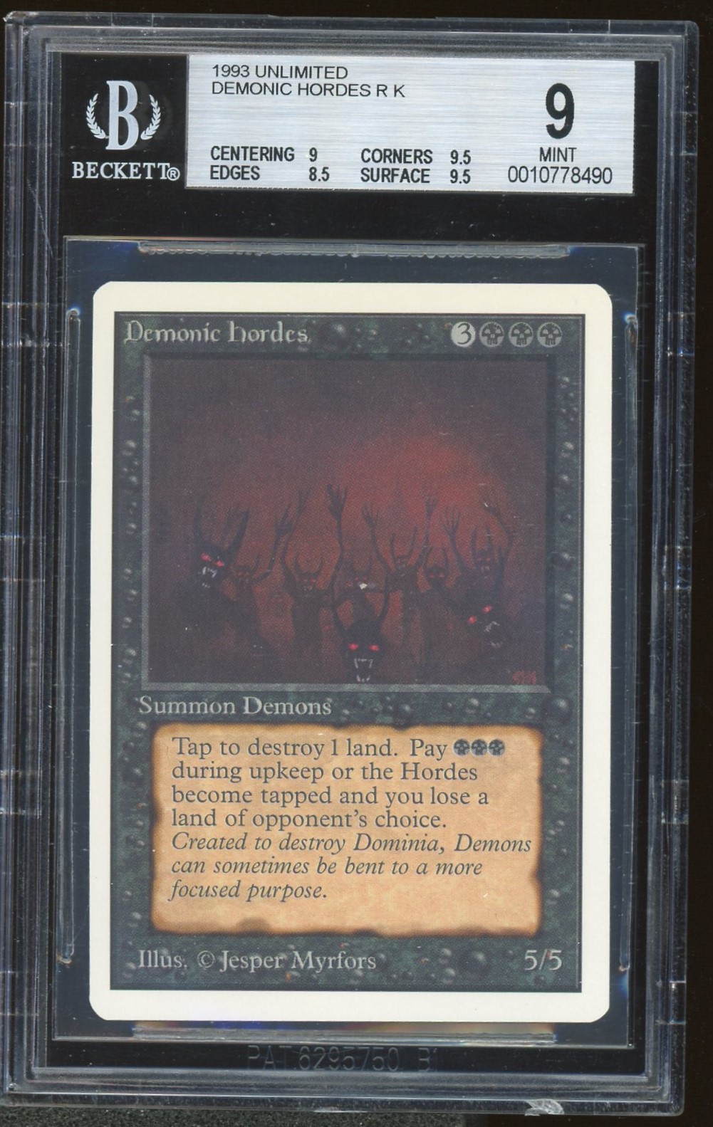 BGS 9 Demonic Hordes -490