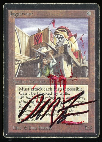 Juggernaut - HP Signed and Altered _13751