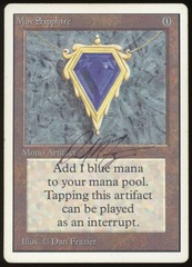 Mox Sapphire - HP *Signed _12466