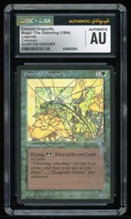 CGC x JSA AU Signed Emerald Dragonfly -001