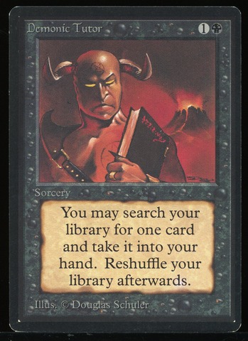 Demonic Tutor - MP *Warped _13972