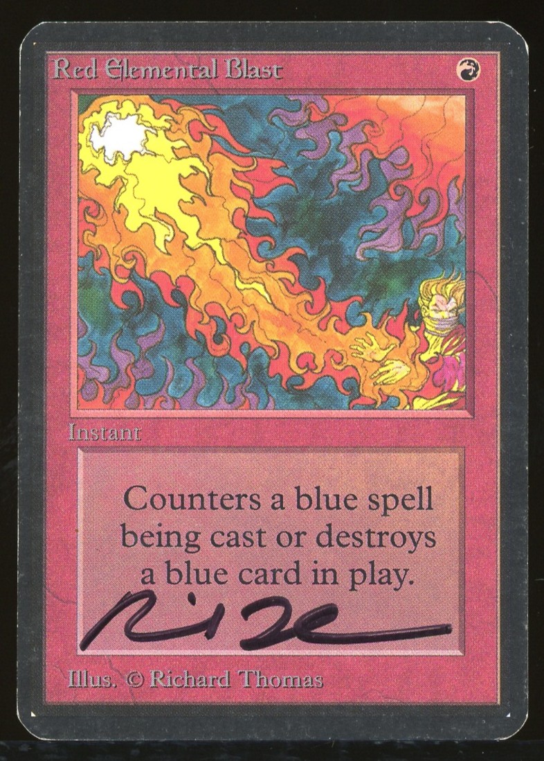 Red Elemental Blast - LP Signed _C1627