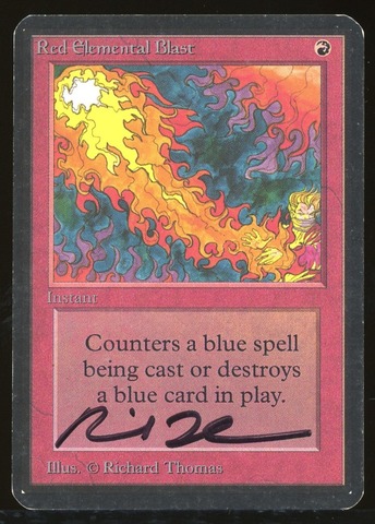 Red Elemental Blast - LP Signed _C1627