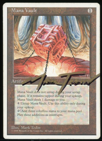 Mana Vault - MP Signed _A3625