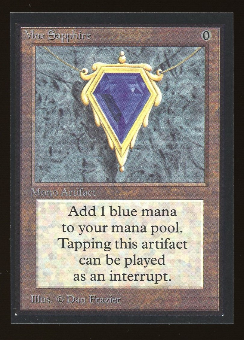 Mox Sapphire - NM _13010