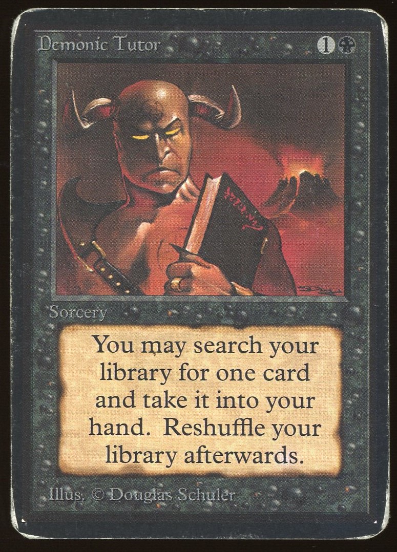 Demonic Tutor - HP _12406