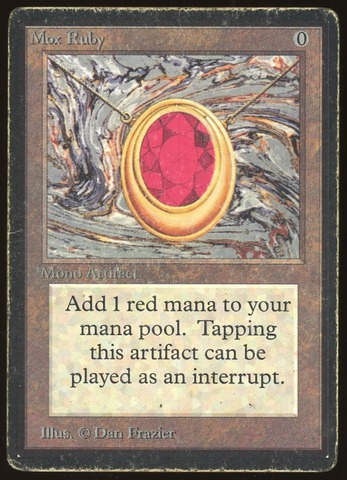 Mox Ruby - DMG *Ink _11236