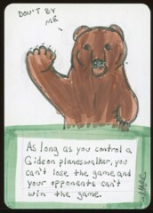 Bear Card Artist Proof (White Back) _A1517