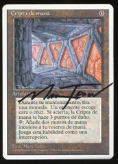 Mana Crypt - LP Spanish *Signed _13721