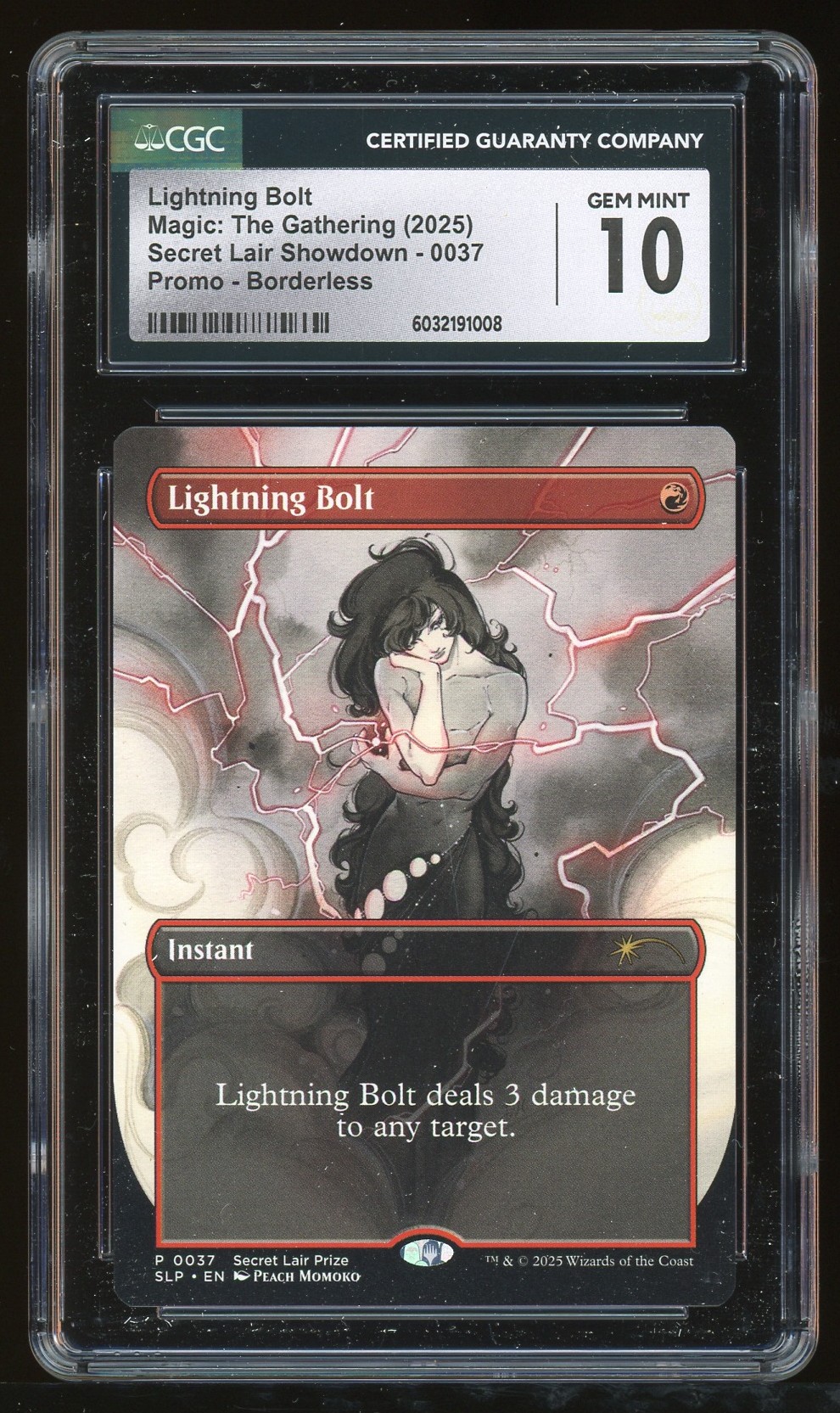 CGC 10 Lightning Bolt -008