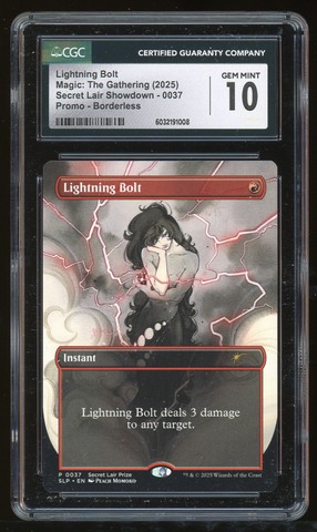 CGC 10 Lightning Bolt -008