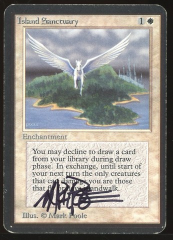 Island Sanctuary - HP *Signed _11047