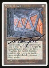 Mana Crypt - LP Spanish *Signed _13720