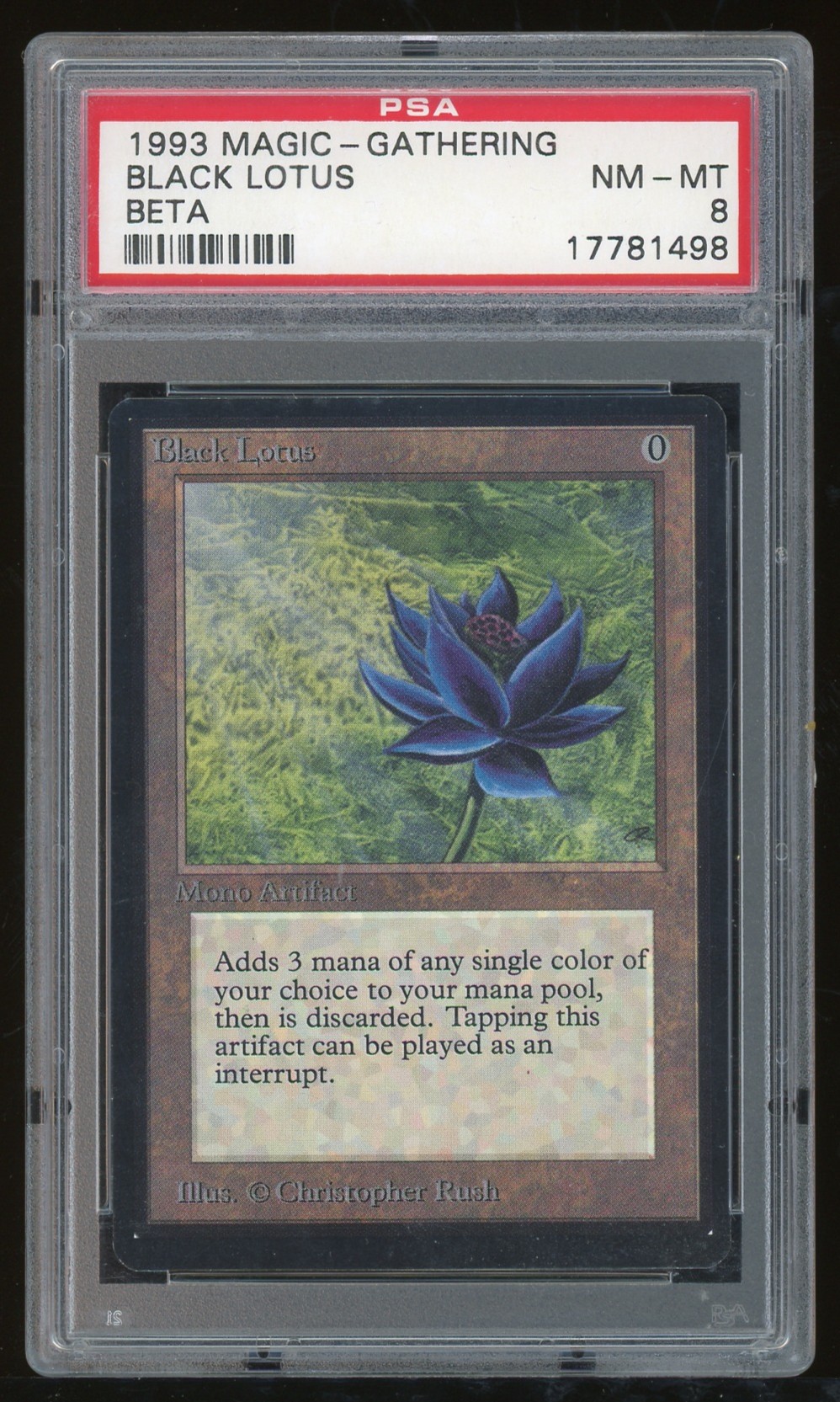PSA 8 Black Lotus - LP -498