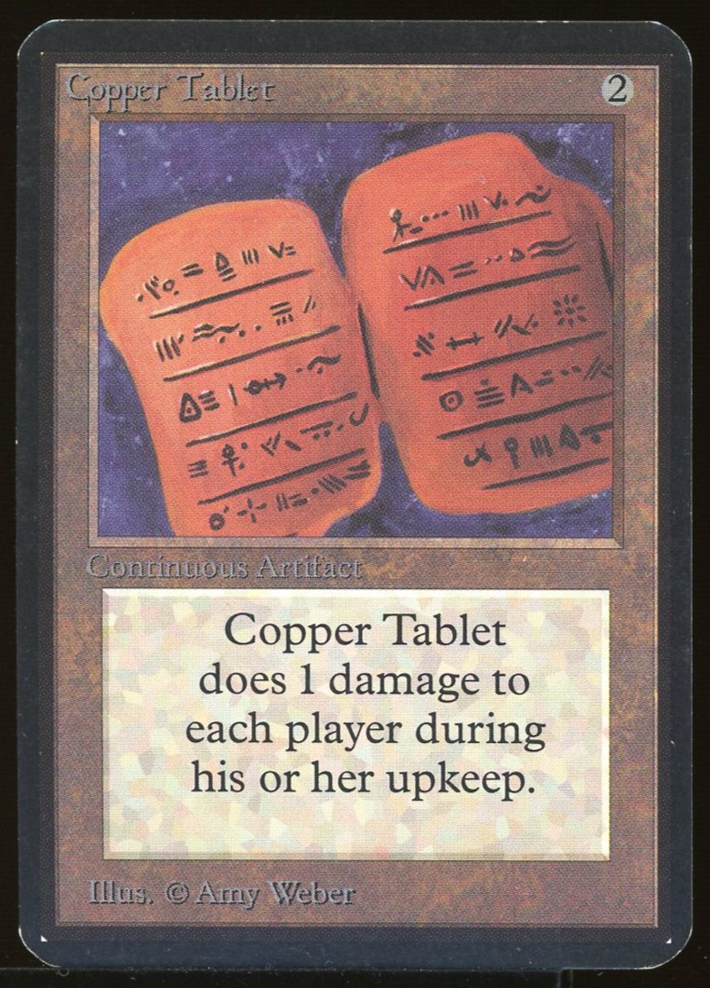 Copper Tablet - NM _11968