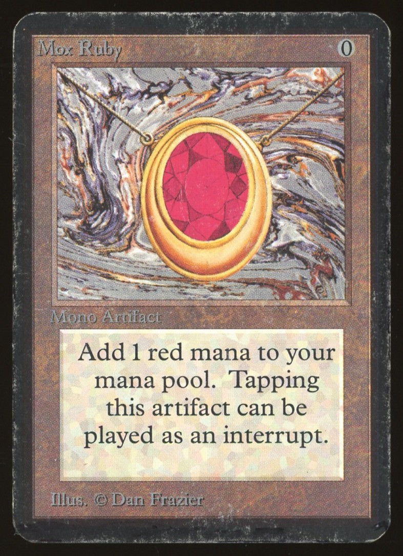 Mox Ruby - DMG *Ink _12647