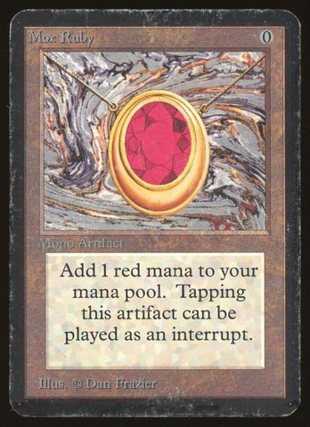 Mox Ruby - DMG *Ink _12647