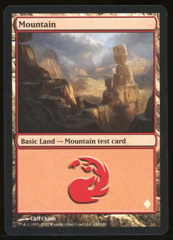 M15 Mountain Test Card - NM _13135