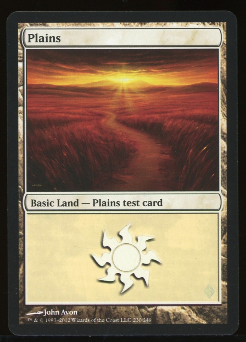 M15 Plains Test Card - NM _13136