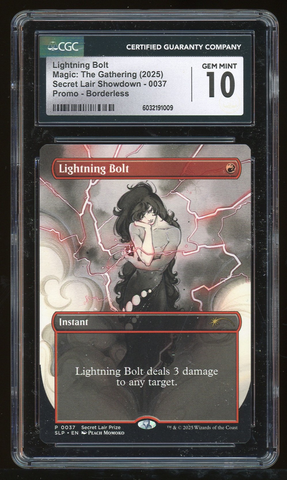 CGC 10 Lightning Bolt -009