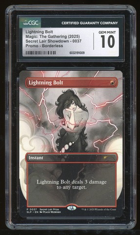 CGC 10 Lightning Bolt -009