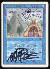 Ancestral Recall - HP *Signed _13547