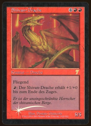 Shivan Dragon - MP Foil German _8080