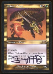 Shivan Wurm - LP Foil Signed _A3023