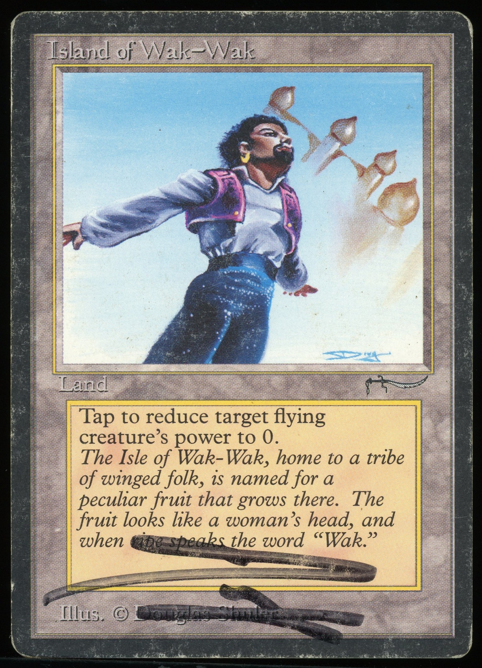 Island of Wak-Wak - HP Signed _13588