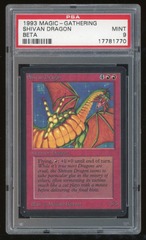 PSA 9 Shivan Dragon - NM -770
