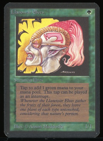 Llanowar Elves - NM _13730