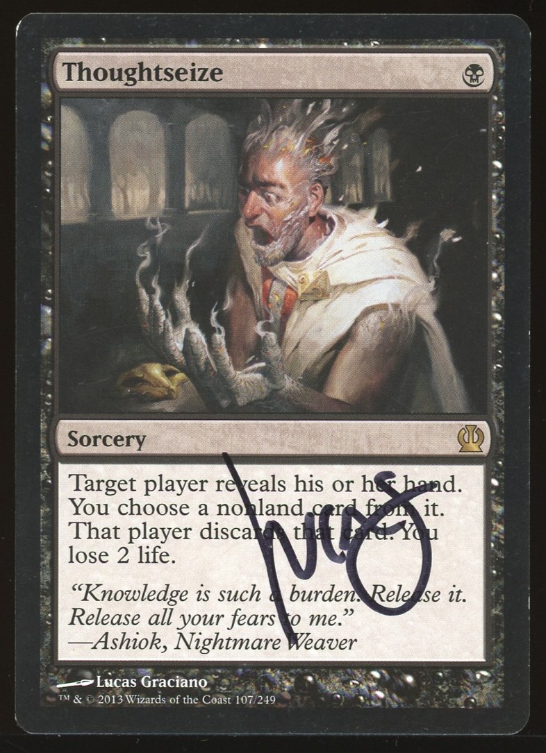 Thoughtseize - LP Signed _A3254