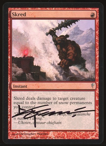 Skred - MP Foil Signed _A3395